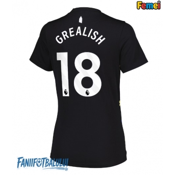 Everton Jack Grealish #18 Tricou Fotbal Replică 2025-26 Femei Treilea
